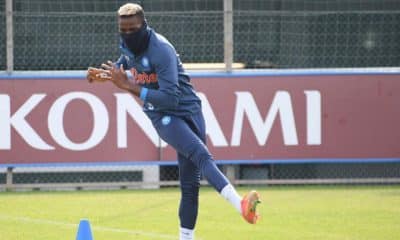 Super Eagle's Striker Resumes Full Training With Napoli