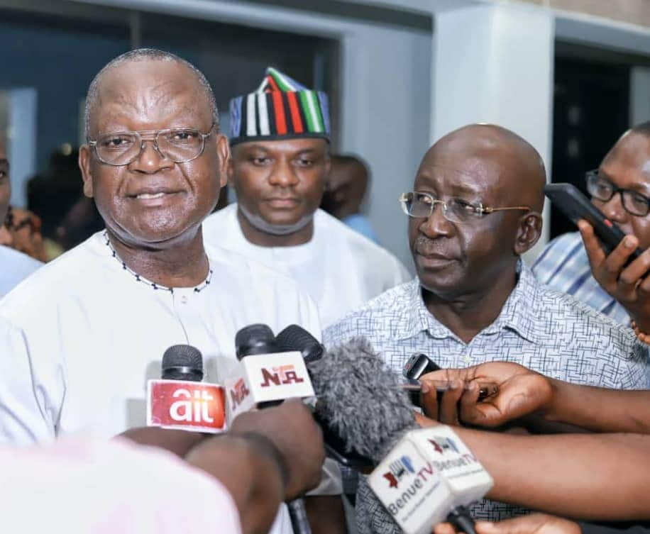 You Don't Have The Power To Stop My Senatorial Ambition - Ortom Replies Ayu