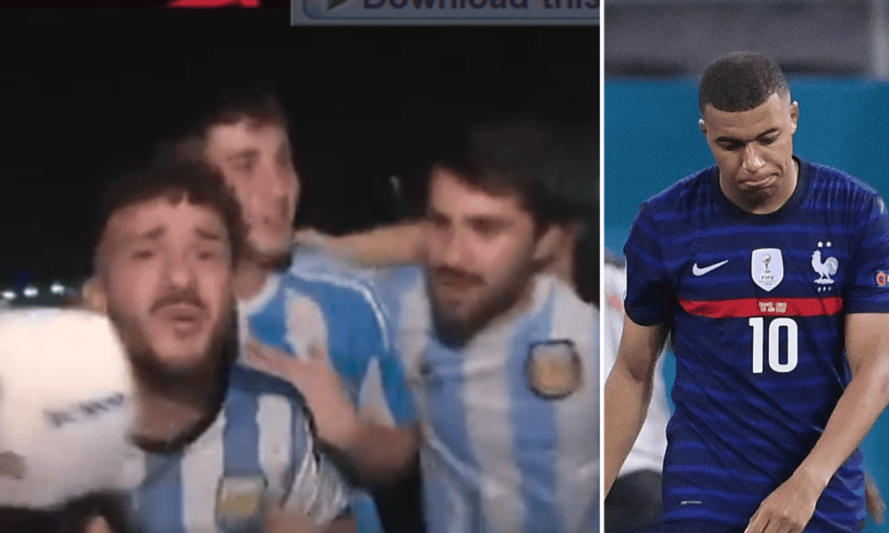Argentine fans Make Fun of Mbappe's 'Nigerian' Mother