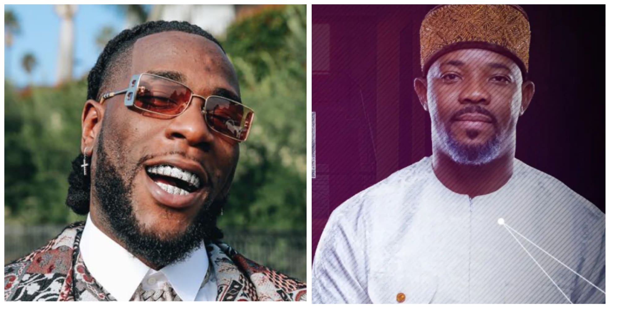 Burna Boy and Okey Bakassi