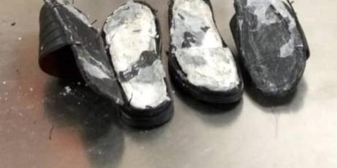 Video: 56-year-old Widow Nabbed With Cocaine In Her Footwear
