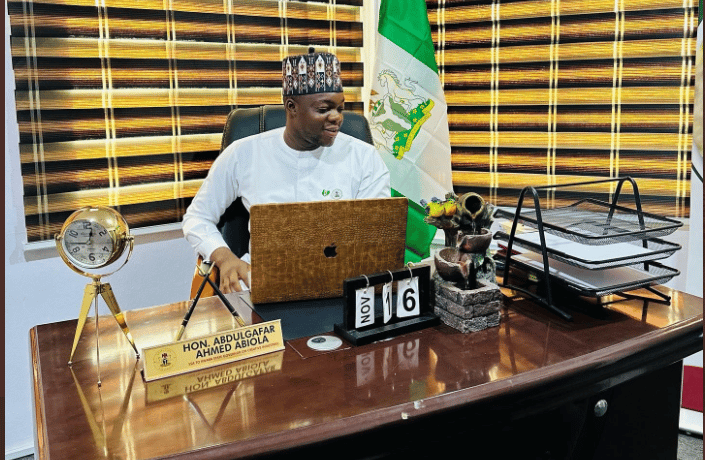 Comedian, Cute Abiola Assumes Office As Kwara Gov SSA