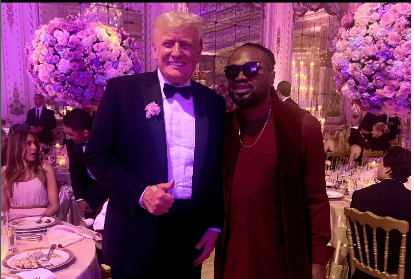 Nigerian Singer, Cobhams Meets Donald Trump