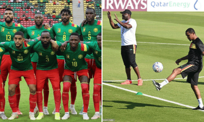 Eto'o Trains With Cameroon Before Match Against Switzerland
