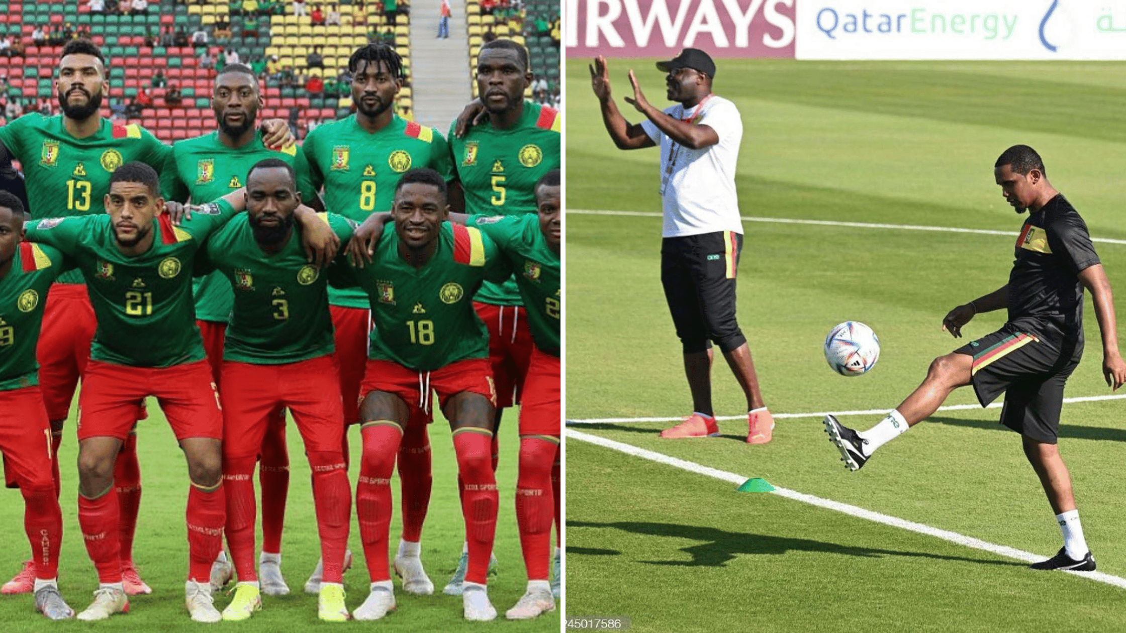 Eto'o Trains With Cameroon Before Match Against Switzerland