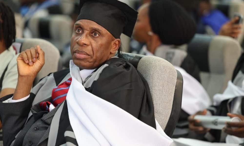 Amaechi Dragged Online For Hiding Name Of School As He Bags Law Degree From Baze University (Photos)
