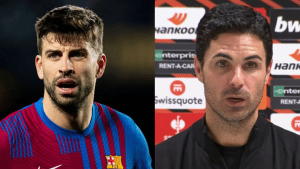 4 hours ago SportsTiger WATCH: Mikel Arteta shocked to learn about Gerard Pique's retirement announcement