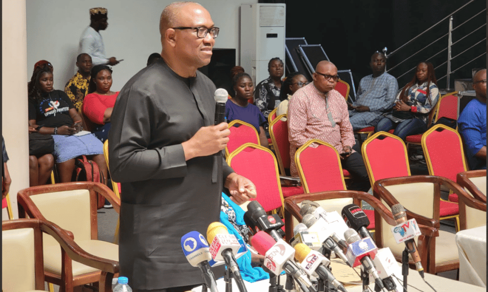 JUST IN: Peter Obi Meets CAN Leaders In Abuja - [Photos]