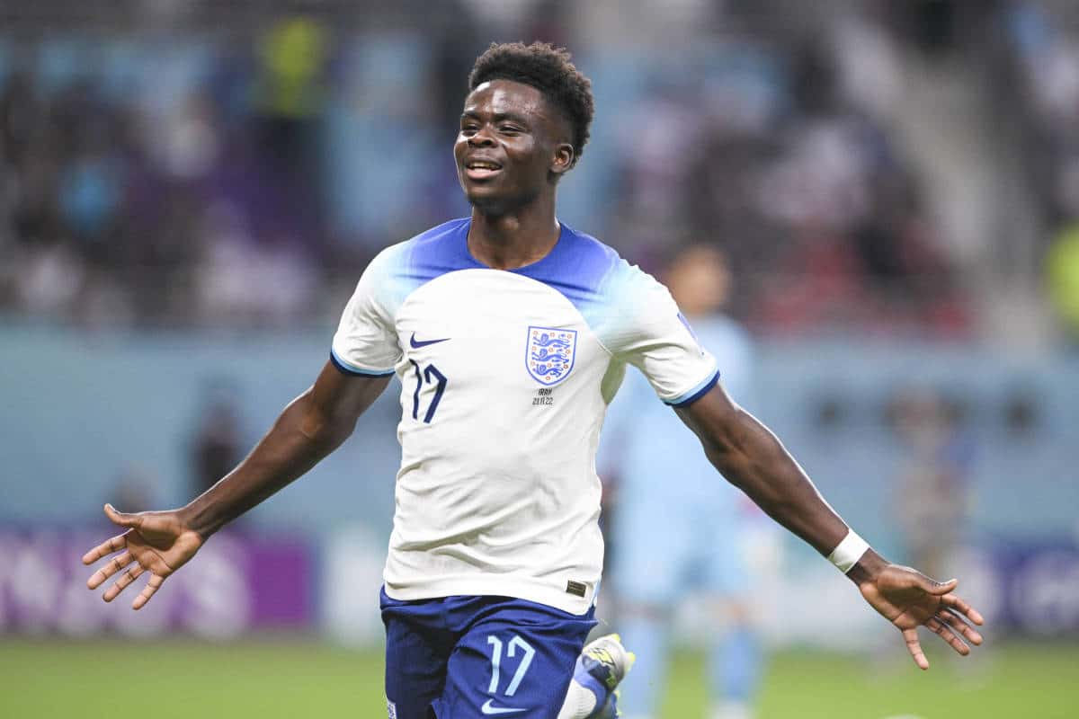 Saka excels as England defeats Iran.