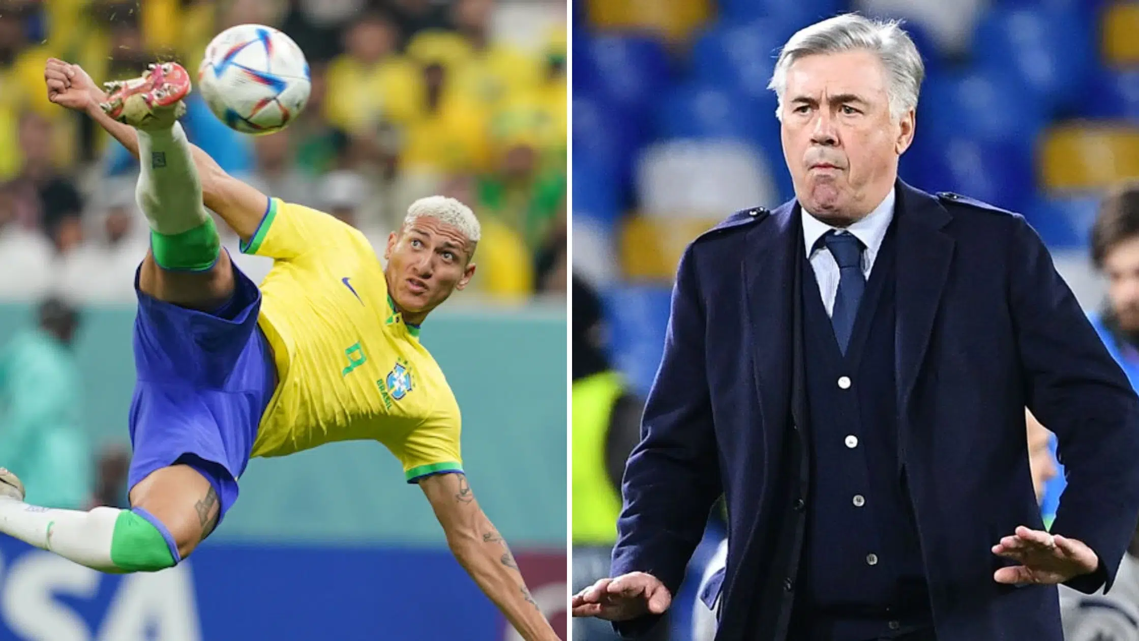 Ancelotti quer trabalhar com Richarlison, agora no Real