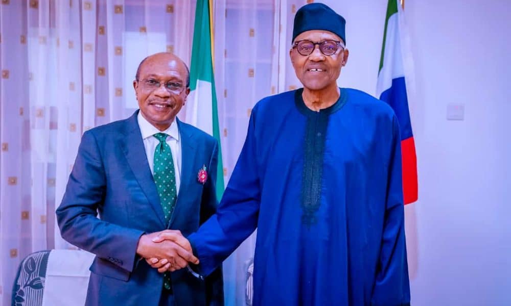 BREAKING: Buhari, Emefiele Meets Behind Closed-doors After Supreme Court Order