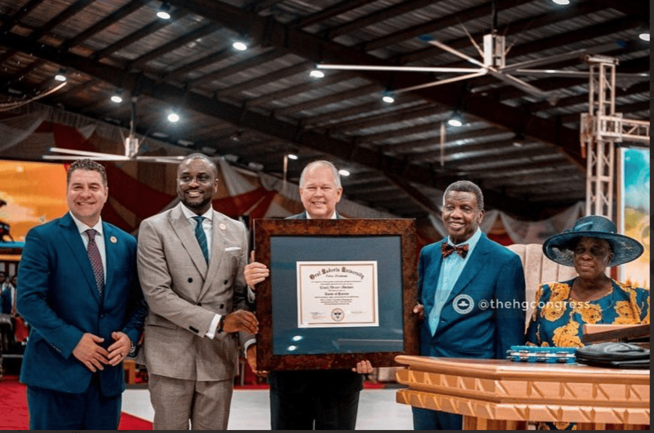 Pastor Adeboye Bags Honorary Doctorate Degree From US Varsity - [Video]