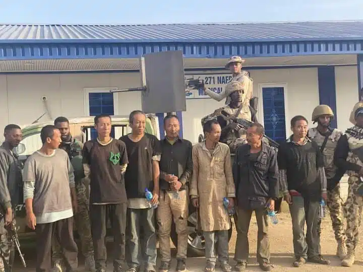 NAF Rescue Seven Chinese Nationals From Terrorists In Kaduna - [Photos]