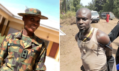 BREAKING: Female Army Officer Abducted In Abia Rescued - [See Video Of Her Captors]