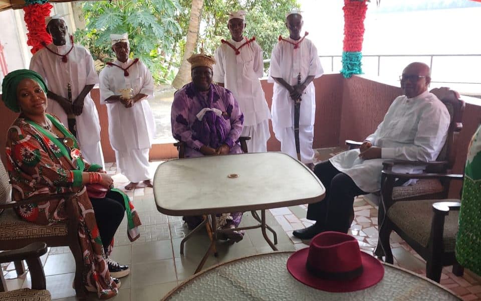Peter Obi Visits Obong Of Calabar, Ekpo Abasi-Otu [Photos]