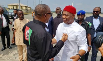 JUST IN: Peter Obi Storms Imo, Meet Gov Uzodinma - [Photos]