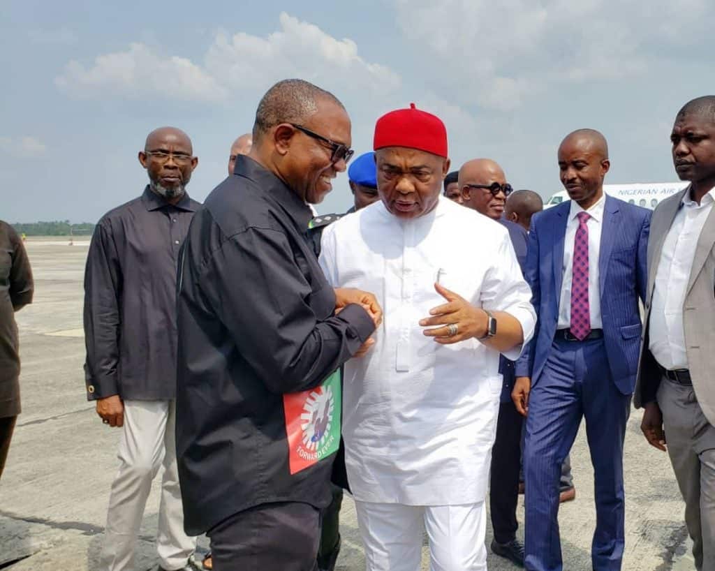 What Peter Obi Said When He Met Uzodimma In Imo