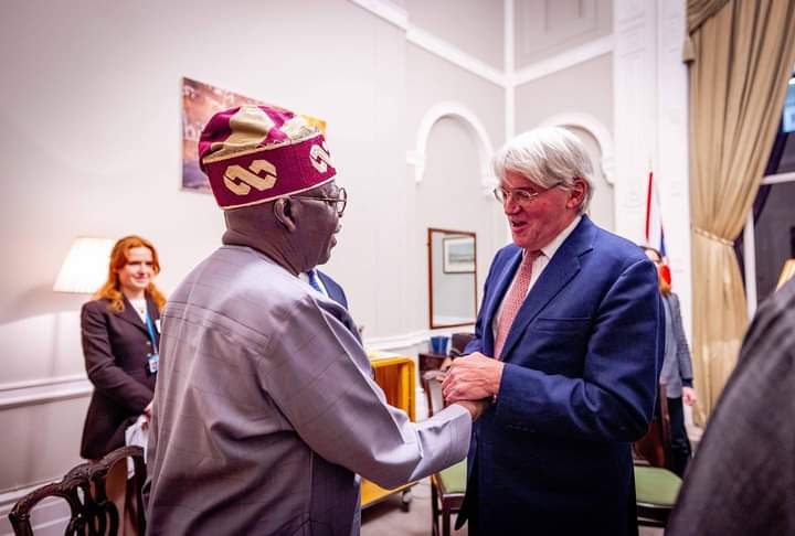 Tinubu Meets UK Minister For Africa In London [Photos]