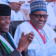 BREAKING: Buhari, Osinbajo Arrive Eagle Square For Tinubu's Swaearing-in