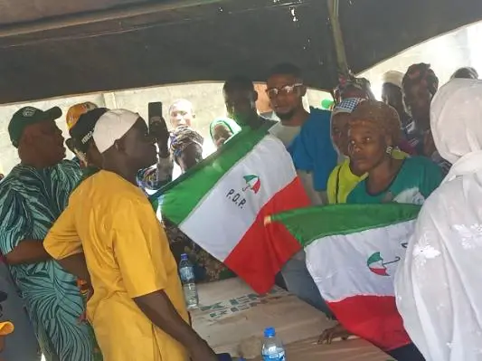 PDP Heavyweights Converge at Bayelsa Election Collation Centre