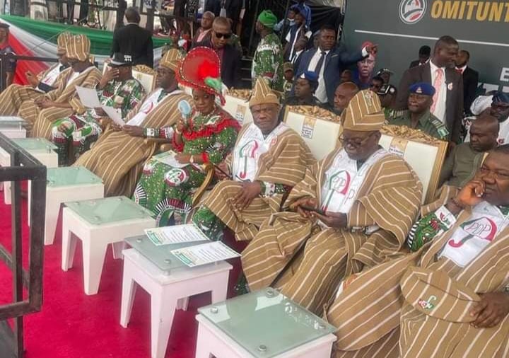 G5: Moment Crowd Started Shouting Atiku During Wike's Speech In Ibadan