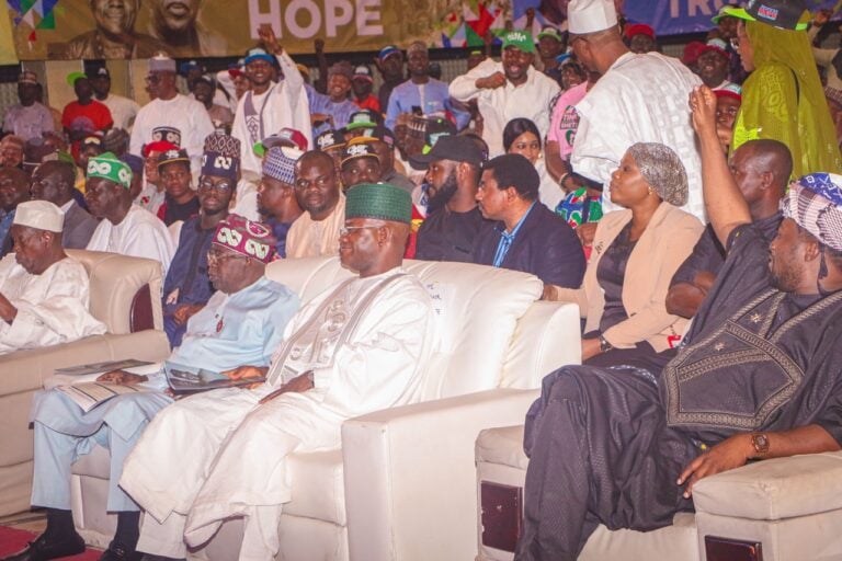 List Of APC Chieftains At Tinubu's Meeting With Youths In Abuja (Photos)