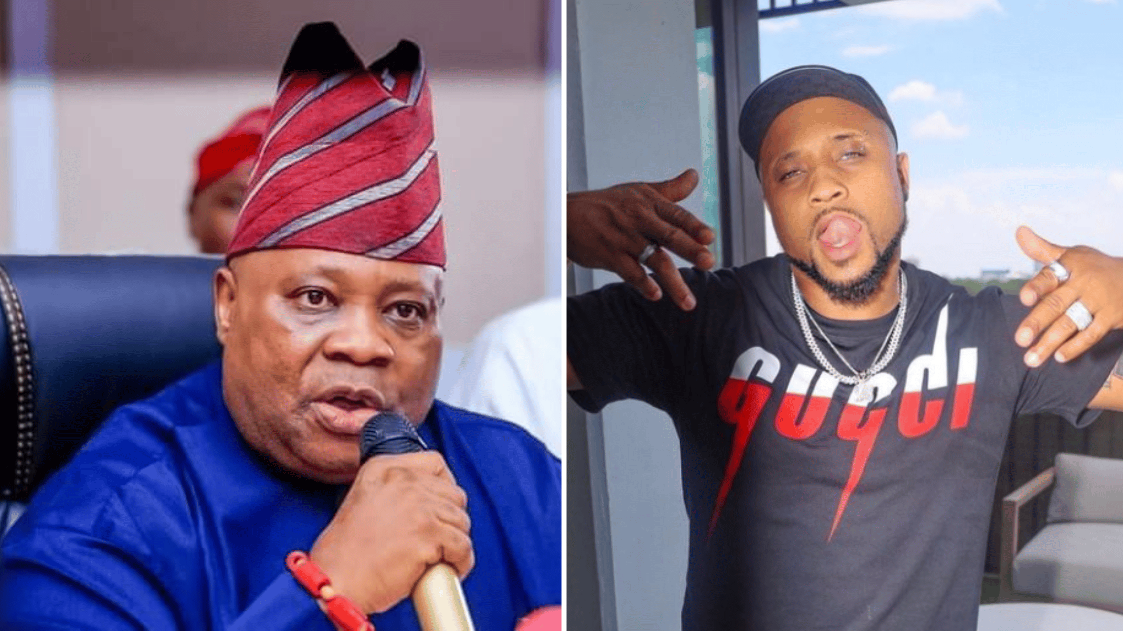 Adeleke's Son, Sina Rambo Reacts As Tribunal Sacks His Father As Osun Governor