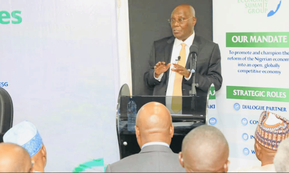Details Of What Atiku Discussed With NESG At Lagos Summit