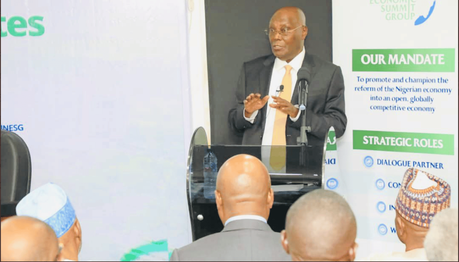Details Of What Atiku Discussed With NESG At Lagos Summit