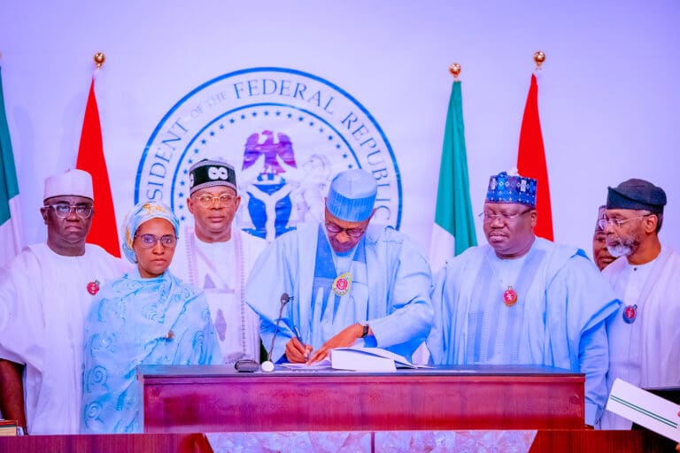 List of Dignitaries At The Signing Of 2023 Budget [Photos]