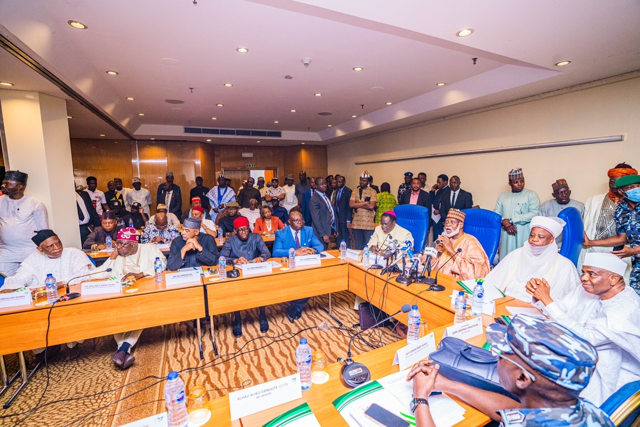 List Of Dignitaries At National Peace Committee Meeting (Photos)