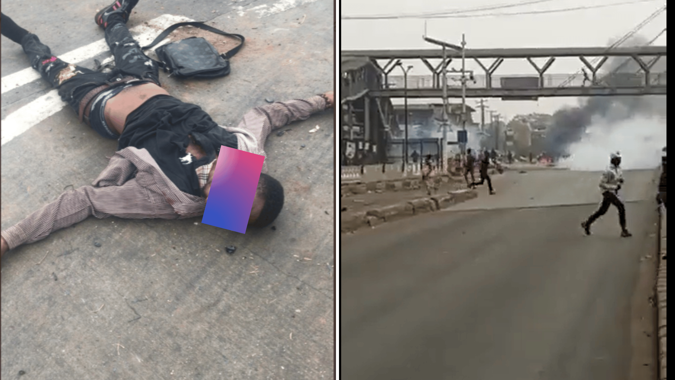 One Killed As Police, Hoodlums Clash In Ojota, Lagos - [Videos]
