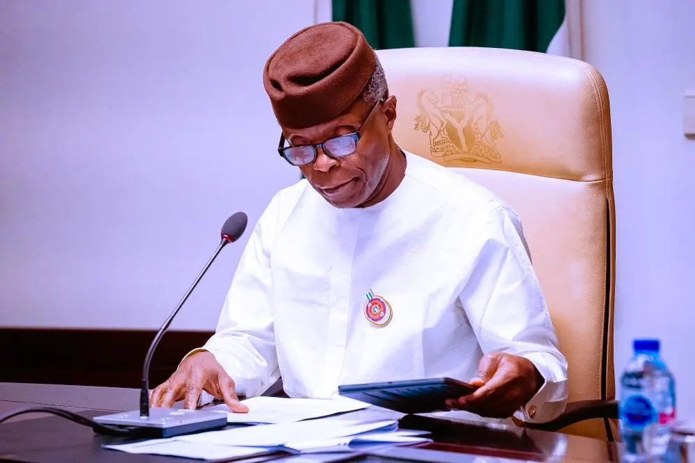 Osinbajo Presides Over FEC Meeting As Buhari Journeys To Senegal