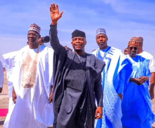 Osinbajo, Governors, Others Storm Shehu Of Borno Daughter’s Wedding