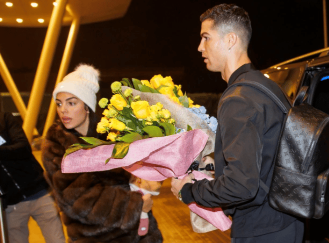Cristiano Ronaldo And His Family Arrive In Saudi Arabia In Grand Style 