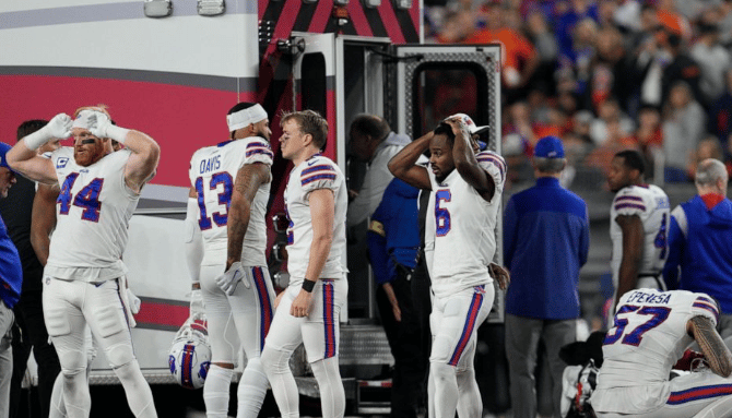 NFL's Damar Hamlin In Critical Condition After Cardiac Arrest