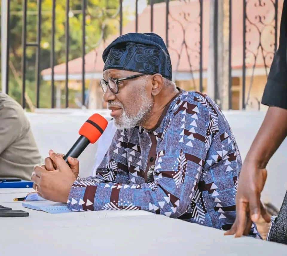 Photos: Akeredolu Makes First Public Appearance After Reports Of His Health Challenges Emerged