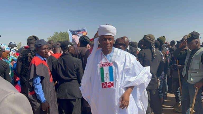 Tinubu: Rotimi Amaechi Joins APC For Adamawa Rally (Photos)