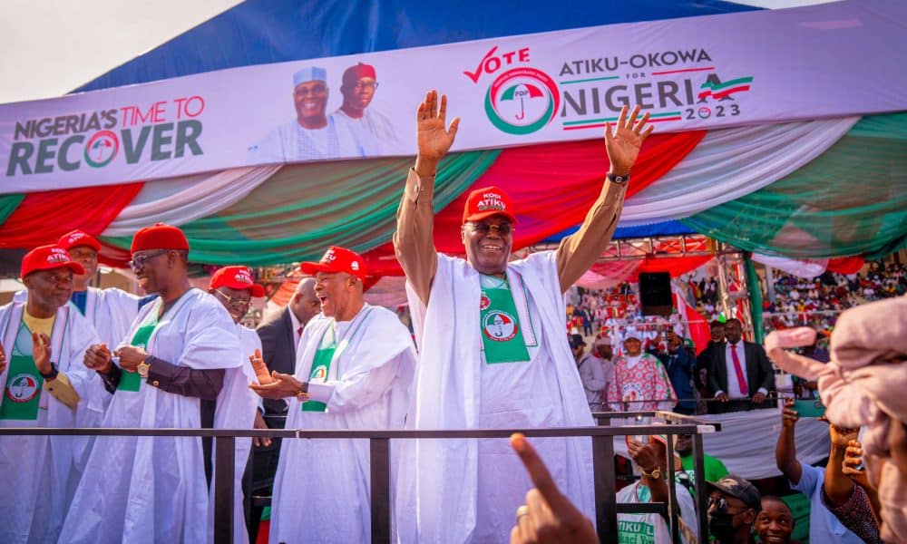 Watch Moment Atiku Told Nigerians To Vote For APC During Kogi Rally