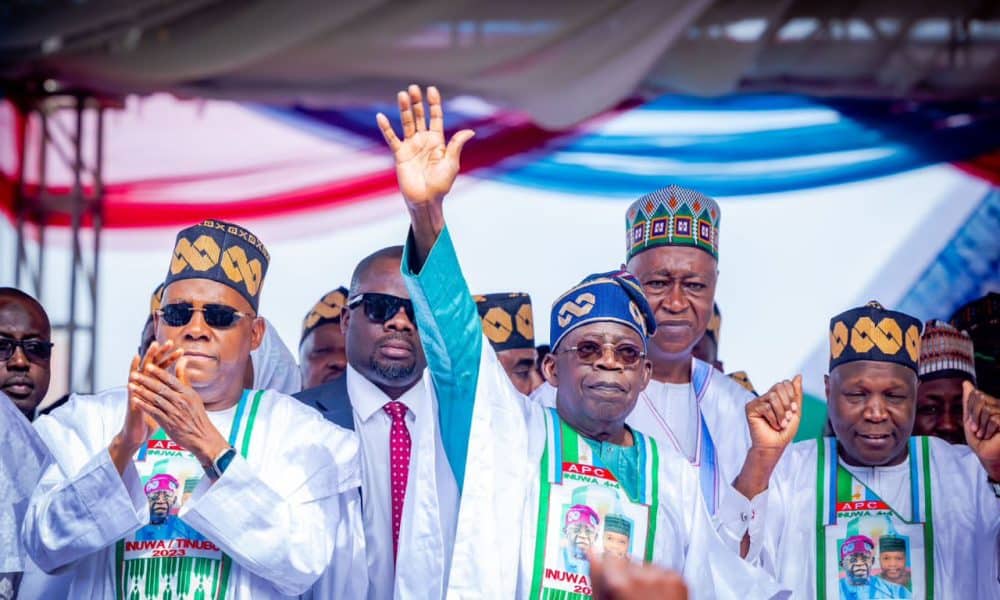 Tinubu Arrives APC Campaign Council Headquaters [Video]