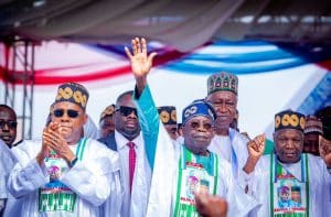 Tinubu Arrives APC Campaign Council Headquaters [Video]