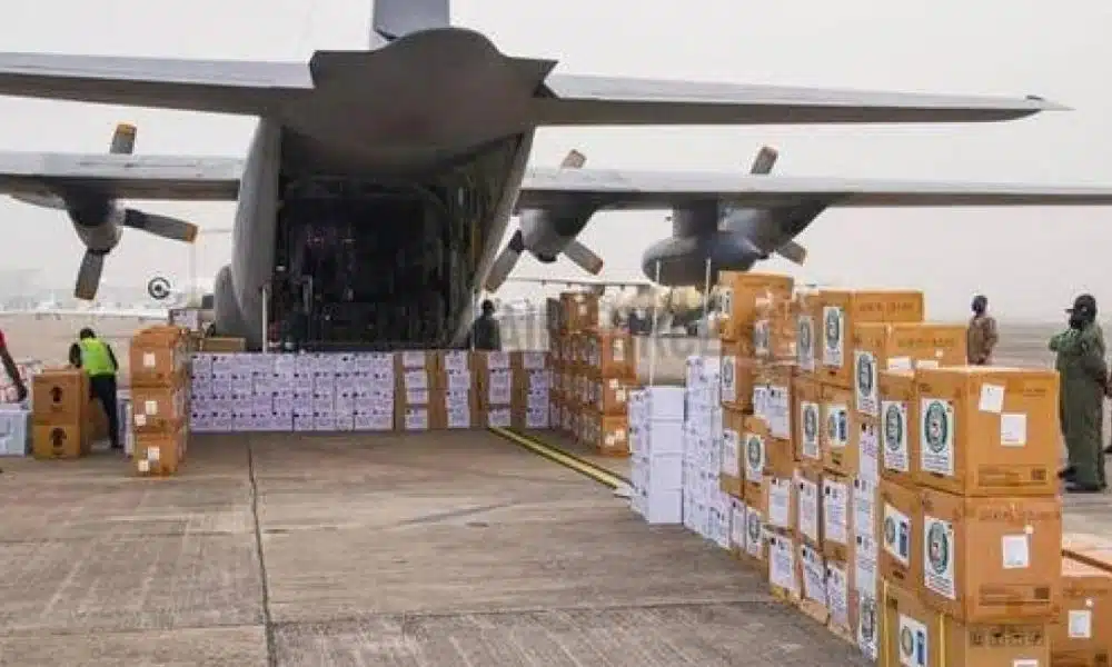 Nigerian Air Force Sets To Begin Airlifting Of 2023 Election Materials Nationwide