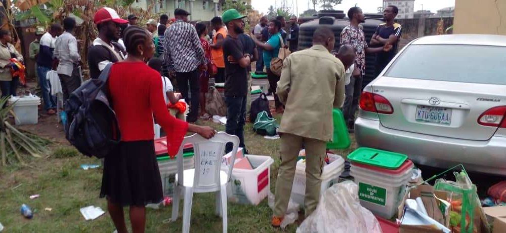 Voting Commences At Peter Obi Polling Unit