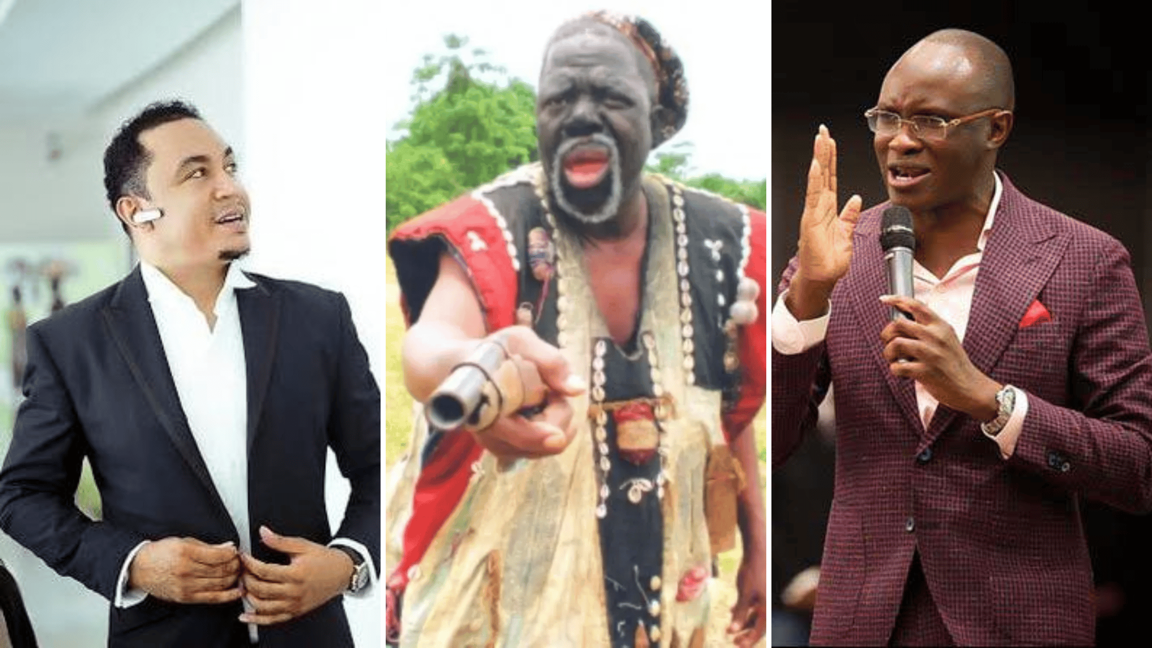 Daddy Freeze, Pastor Tobi Gifts Ailing Veteran Actor, Fadeyi Oloro N3Million