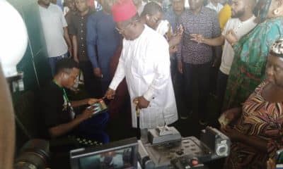 2023: Governor Umahi Of Ebonyi Casts His Vote (Photos)