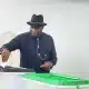 #BayelsaDecides: Ex-President, Goodluck Jonathan Votes [Photo]