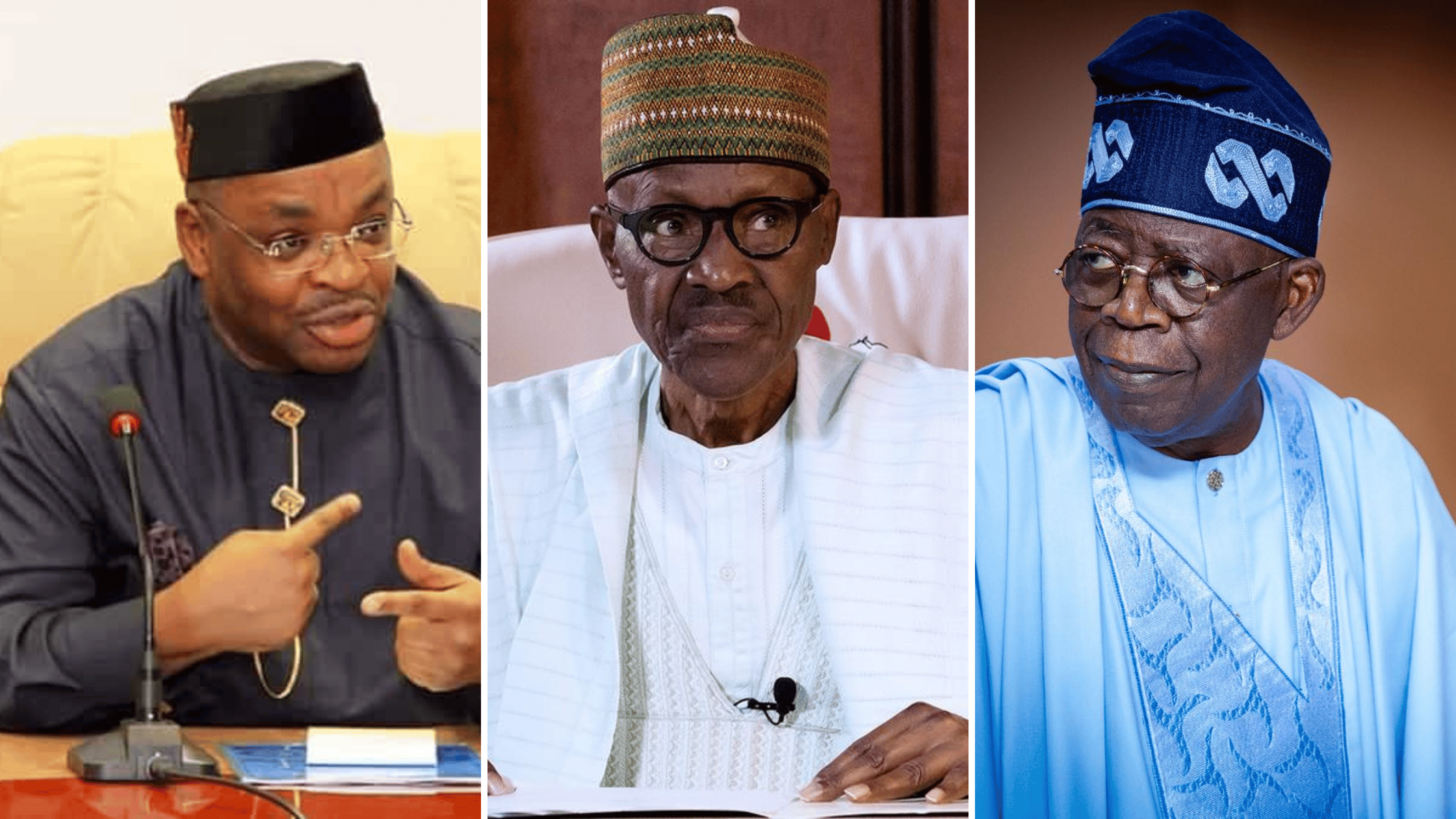 Gov Emmanuel Slams Buhari's Govt In Reaction To Tinubu's Boy Comment At APC Rally