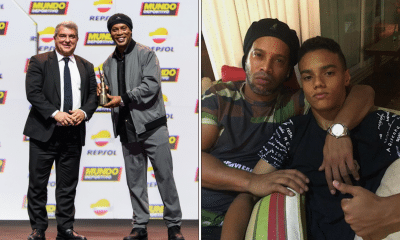 Laporta Confirms Ronaldinho’s Son, Joao Mendes Will Play For Barcelona