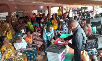 #NigeriaDecides2023: Peter Obi Casts Vote In Anambra [Video/Photos]