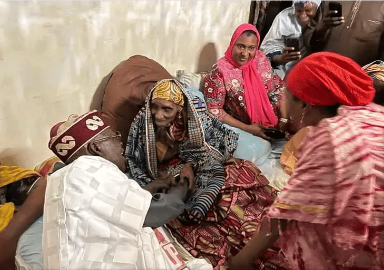 Tinubu Visits Late Yar’Adua’s Mother [Photos]